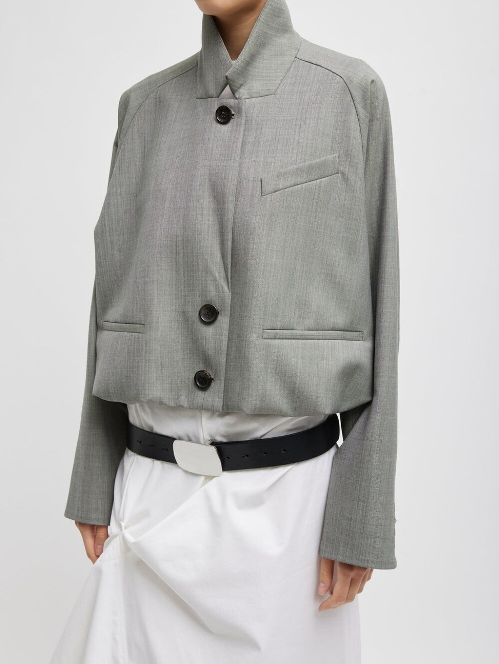 TIBI Ellis Suiting Raglan Sleeve Blazer Large